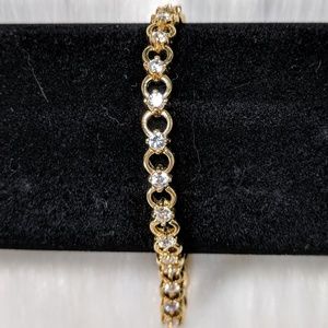 Jewelry - Chainlink Bracelet with Crystals Jewelry - Chainlink Bracelet with Crystals